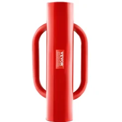 VEVOR Fence Post Driver with Handles, 2.7 in Inner Diameter T Post Pole Pounder, 14LB Heavy Duty Carbon Steel Hand Post Rammer, Farm Fencing Hole Digger for U Channel, Sign Pole, Wooden Post, Red