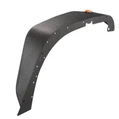VEVOR Fender Flare, Front Fender Flares Compatible with 2007-2018 Jeep JK/JKU 2/4 Doors, Off-Road Steel Liner Set with LED Lighting, Fenders for Jeep JK, Fine-Textured Black Paintable Wheel Flares Set
