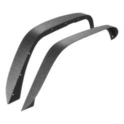 VEVOR Fender Flare, Front & Rear Fender Flares Compatible with 2007-2018 Jeeps JK/JKU 2/4 Doors, Fine-Textured Black Paintable Off-Road Steel Liner Set, Fenders for Jeep JK, Rust-Resistant Coating
