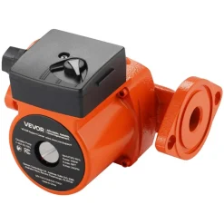 VEVOR F-007-F5-71FC Cast Iron Circulator Pump, 23 GPM, AC 120V 16 ft Hot Water Recirculating Circulation Pump, 1-Inch Flange Connection, 3-Speed Adjustment, Quiet Operation, for Home Heating System