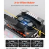 VEVOR Fiber Fusion Splicer 6 Motors, Core & Clad Alignment Fibers Optic Splicer with 6s Fast Splicing and 13s Heating, 5" LCD Screen, 3 in 1 Fiber Holder, 7800mAh Battery for SM MM DS NZDS Fibers
