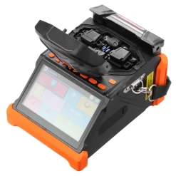 VEVOR Fiber Fusion Splicer 6 Motors, Core & Clad Alignment Fibers Optic Splicer with 6s Fast Splicing and 13s Heating, 5