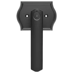 VEVOR Fingerprint Door Lock Set, Electronic Biometric Knob Keyless Entry Door Lock with Handle, Auto Locking, One-Time Code, Anti-Peeking Password, Easy Installation, for Home, Apartment, Matte Black