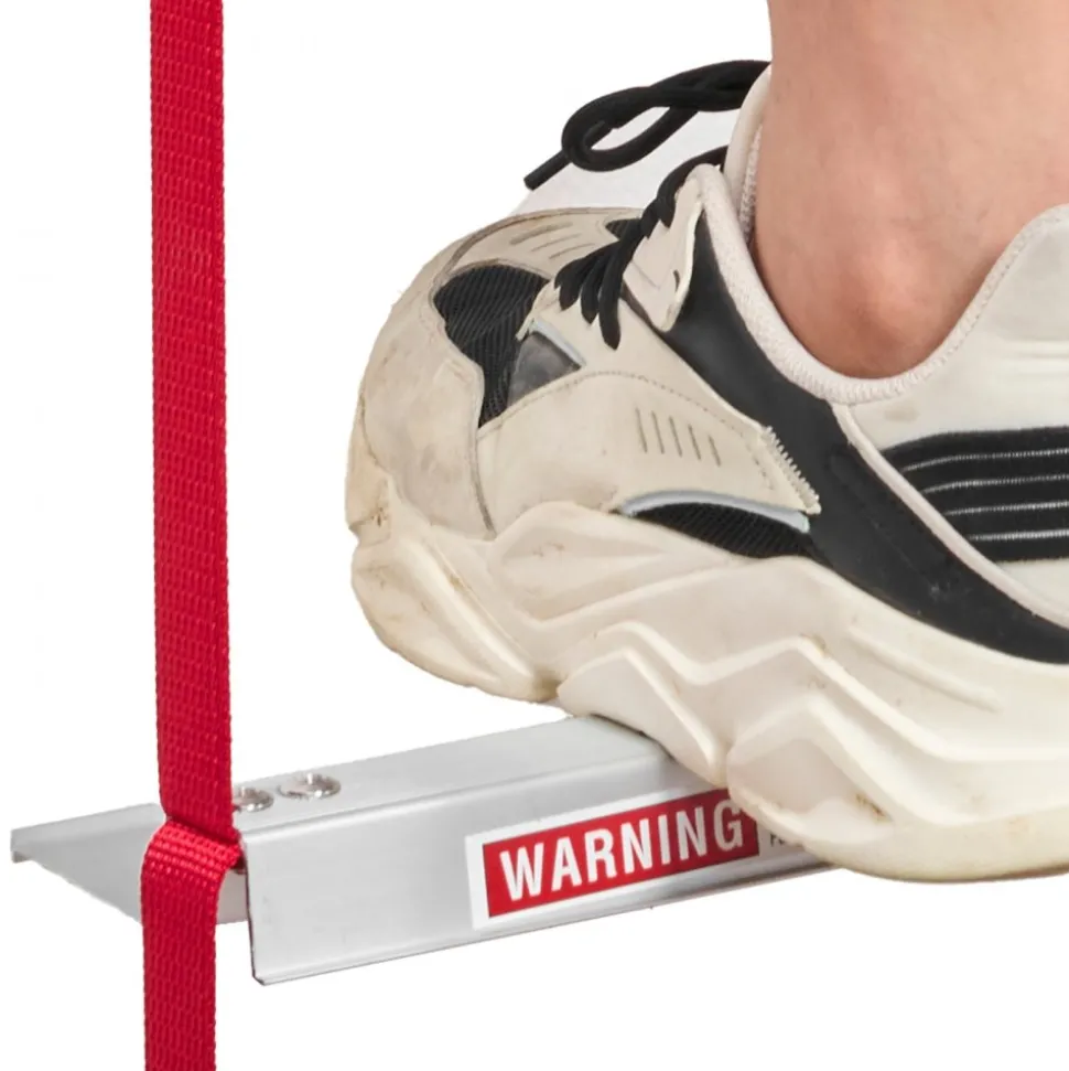 VEVOR Fire Escape Ladder, 3-Story 25FT Retractable Emergency Fire Ladder, Lightweight Aluminum Alloy Safety Escape Ladders with Sturdy Polyester Strap, Anti-Slip Rung & Wide Steps, 1000LBS Max Loading