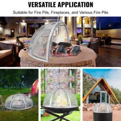 VEVOR Firepit Spark Screen Lid, 40