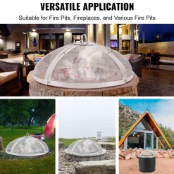 VEVOR Fire Pit Spark Screen Round 20