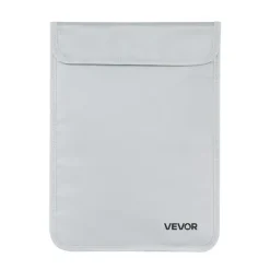 VEVOR Fireproof Document Bag, 2192 ℉ Heat Insulated Fireproof & Waterproof Bag with Smooth Zipper, Portable File Storage Organizer Home Office Travel Use, for Passports, Important Documents, Files