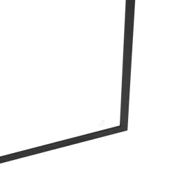 VEVOR Fixed Glass Shower Panel, 34 x 73.6 in Full-Framed Fixed Shower Screen, 5/16 in Thick Clear Tempered Glass Door with Bottom Seal Strip and Hardware, Easy to Clean, for Bathroom, Matte Black
