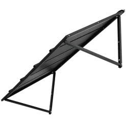 VEVOR Fixed Metal Awning 56 x 24 in, Window Awning Door Canopy, Stable Triangle Steel Frame Awnings for Doors Exterior Rain, and Snow Sunlight Protection for Door Entrance, Windows, Porches, Balconies