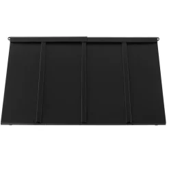 VEVOR Fixed Metal Awning 44 x 24 in, Window Awning Door Canopy, Stable Triangle Steel Frame Awnings for Doors Exterior Rain, and Snow Sunlight Protection for Door Entrance, Windows, Porches, Balconies