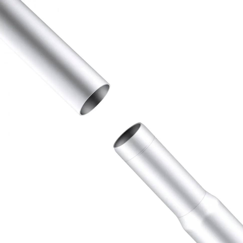 VEVOR Flag Pole, 25ft Heavy Duty Sectional Flagpole Kit for Outside House In Ground, Extra Thick Outdoor Aluminum Flagpole Kit with 3x5 American Flag for Yard, Residential or Commercial Use, Silver