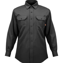 VEVOR Flame Resistant Welding Jacket, 7oz. FR Shirts for Men, Machine Washable Cotton Heat-Resistant Welding Shirt, Meets ATPV 9.2 Cal/cm² Arc Rating - XL Size