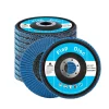 VEVOR Flap Discs 40 Grit, 4-1/2" x 7/8" Flap Discs for Angle Grinder, Type 29 Zirconia Flap Sanding Disc, Bevel Type Abrasive Grinding Wheels for Deburring, Rust Removal, Sanding, Finishing (10 Pack)