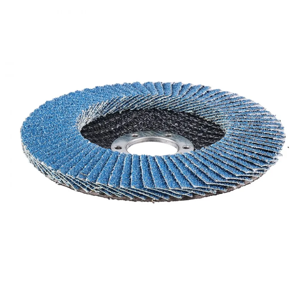 VEVOR Flap Discs 40 Grit, 4-1/2" x 7/8" Flap Discs for Angle Grinder, Type 29 Zirconia Flap Sanding Disc, Bevel Type Abrasive Grinding Wheels for Deburring, Rust Removal, Sanding, Finishing (10 Pack)