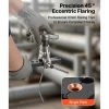 VEVOR Flaring Tool HVAC, 45° Eccentric Single Flaring Tool for 3/16" - 3/4" Copper Aluminum Tubes, Copper Pipe Flare Tool Kit for Refrigeration Air Conditioner Repair - Toolbox Included