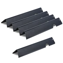 VEVOR Flavorizer Bars, 17 inch Grill Replacement Part, for Weber Genesis ll 310 315 335 340, E/S 325s, ES/SX 325s, E/S 335, EX/SX/EPX-335 Grills, Porcelain-enameled Steel Thicker Heat Plate, 5 Pack