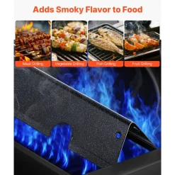 VEVOR Flavorizer Bars, 17 inch Grill Replacement Part, for Weber Genesis ll 310 315 335 340, E/S 325s, ES/SX 325s, E/S 335, EX/SX/EPX-335 Grills, Porcelain-enameled Steel Thicker Heat Plate, 5 Pack