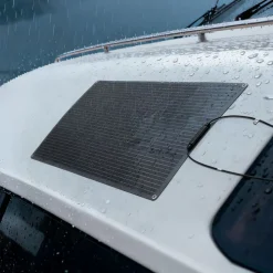 VEVOR Flexible Solar Panel, 100W Semi-Flexible Bendable Monocrystalline Solar Panel, 23% Efficiency Mono Off-Grid Charger with MC4 Output, IP67 Waterproof for Marine RV Car Cabin Curved Surfaces