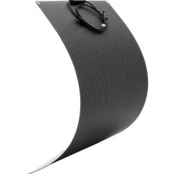 VEVOR Flexible Solar Panel, 100W Semi-Flexible Bendable Monocrystalline Solar Panel, 23% Efficiency Mono Off-Grid Charger with MC4 Output, IP67 Waterproof for Marine RV Car Cabin Curved Surfaces