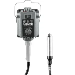 VEVOR Flex Shaft Grinder, 125W 18000RPM Electric Flex Shaft Rotary Tool, Foot-Pedal Control Hanging Carver Grinder with 112PCS Accessory Kit for Sanding Buffing Polishing Cutting