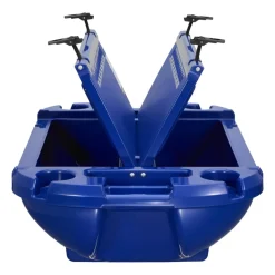 VEVOR Floating Cooler, 40 QT Floating Ice Chest with Dry Storage & Tow Rope, Premium LLDPE Amphibious Drink Cooler for Water & Land, Smooth Stable Cruiser on Lake, River, Pool, Beach, Kayak, Deep Blue