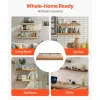 VEVOR Floating Shelf Bracket 1 Pack, 190 lbs/86 kg Weight Capacity, 34x6.2x1.5 inch / 863.6x157.4x38.1 mm, Heavy Duty Hidden Shelf Brackets Support, Wall Mounting Invisible Floating Shelves Bracket