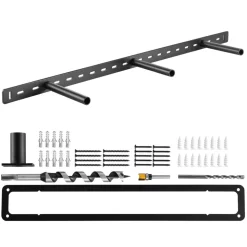 VEVOR Floating Shelf Bracket 1 Pack, 190 lbs/86 kg Weight Capacity, 34x6.2x1.5 inch / 863.6x157.4x38.1 mm, Heavy Duty Hidden Shelf Brackets Support, Wall Mounting Invisible Floating Shelves Bracket