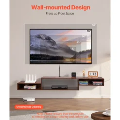 VEVOR Floating TV Stand, 70