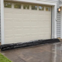 VEVOR Flood Barrier, 8 Pack, 10 x 0.7 ft Flood Bags Activated by Water, Reusable Water Absorbent Barrier, Sandless Sandbags Blockage, Flooding Prevention Bags for Home, Doorway, Basement, Garage