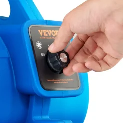 VEVOR Floor Blower, 1360 RPM 600 CFM, Air Mover for Drying and Cooling, Portable Carpet Dryer Fan with 4 Blowing Angles,3-Speeds Adjustment, for Janitorial, Home, Plumbing, Commercial Use