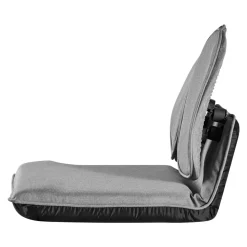 VEVOR Floor Chair, 5 Adjustable Positions Folding Floor Gaming Chair with Ergonomic Back Support, Sturdy Metal Frame with Recycled Foam and Linen Fabric, Multifunctional for Reading, Relaxing, Gray