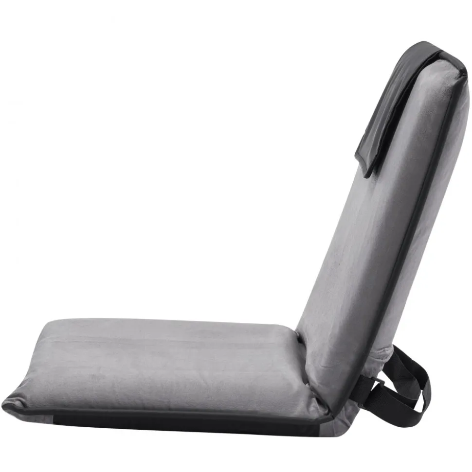 VEVOR Floor Chair, 6-Position Adjustable Meditation Chair with Back Support, Folding Sofa Chair for Reading TV Watching and Gaming, Portable Floor Seat Lounge Sofa Chair for Kids Teens Adults, Gray