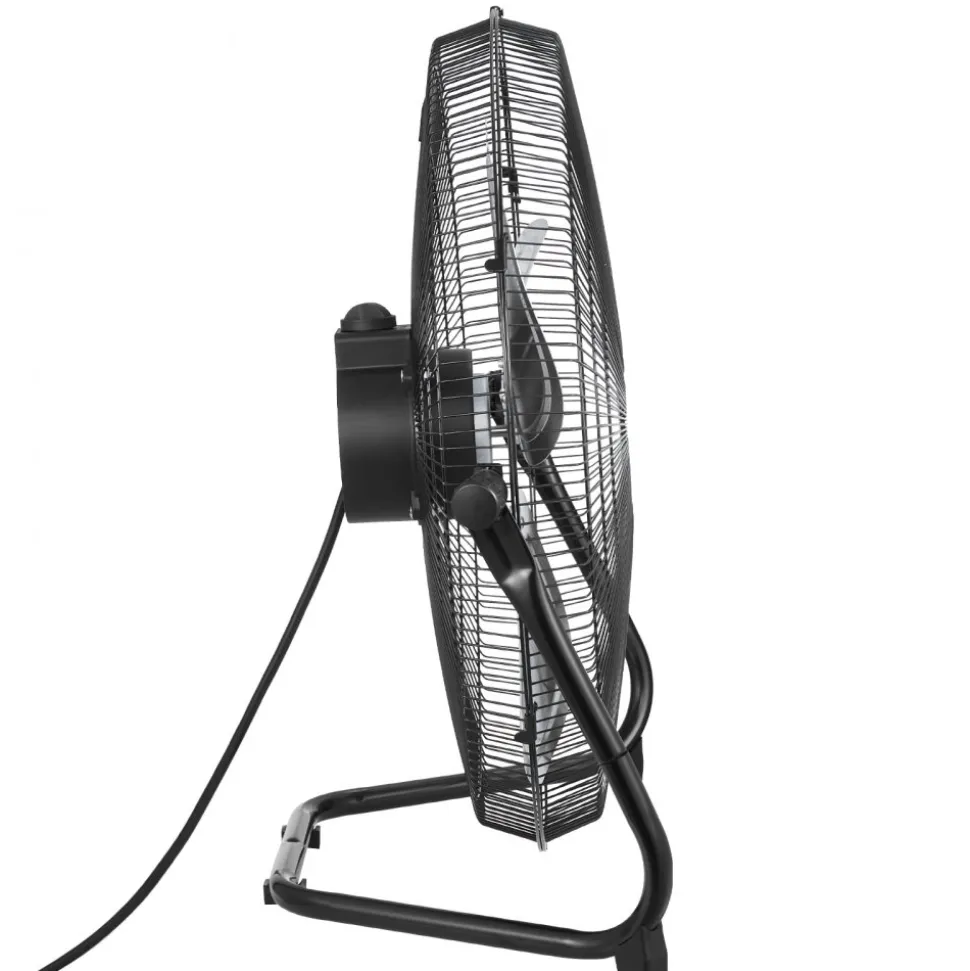 VEVOR Floor Fan, 3 Speeds High Velocity Heavy Duty 14 Inch Industrial Fan, 2560 CFM 360° Adjustable Tilt 19.69 ft/sec Airflow Large Metal Fan, for Home, Gym, Office, Garage, Commercial Shop & Bedroom