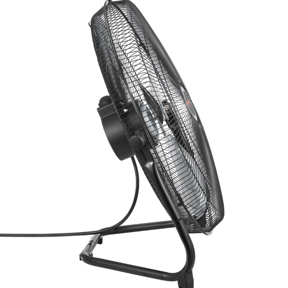 VEVOR Floor Fan, 3 Speeds High Velocity Heavy Duty 14 Inch Industrial Fan, 2560 CFM 360° Adjustable Tilt 19.69 ft/sec Airflow Large Metal Fan, for Home, Gym, Office, Garage, Commercial Shop & Bedroom