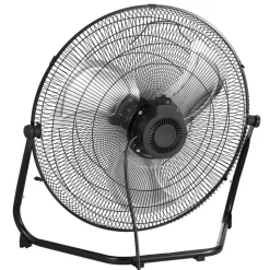 VEVOR Floor Fan, 3 Speeds High Velocity Heavy Duty 18 Inch Industrial Fan, 4000 CFM 360° Adjustable Tilt 19.69 ft/sec Airflow Large Metal Fan, for Home, Gym, Office, Garage, Commercial Shop & Bedroom