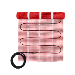 VEVOR Floor Heating Mat,10 Sq.ft. 14℉-113℉ Electric Radiant Floor Heated Warm System with Digital Floor Sensing Thermostat, 110-120V Includes Installation Monitor, Adhesive Back for Easy Installation