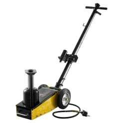 VEVOR Floor Jack, 22 Ton (48501 lbs) Capacity, Steel Racing Floor Jack with Single Piston Quick Lift Pump & Extension Posts, Air Hydraulic Trolley Car Lift for SUVs, Pickups, Lifting Range 10.4