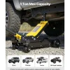 VEVOR Floor Jack, 3 Ton (6614 lbs) Capacity, Aluminum & Steel Racing Floor Jack with Dual Pistons Quick Lift Pump & Extension Post, Hydraulic Trolley Car Lift for SUV Pickup, Lifting Range 5.9"-29.3"