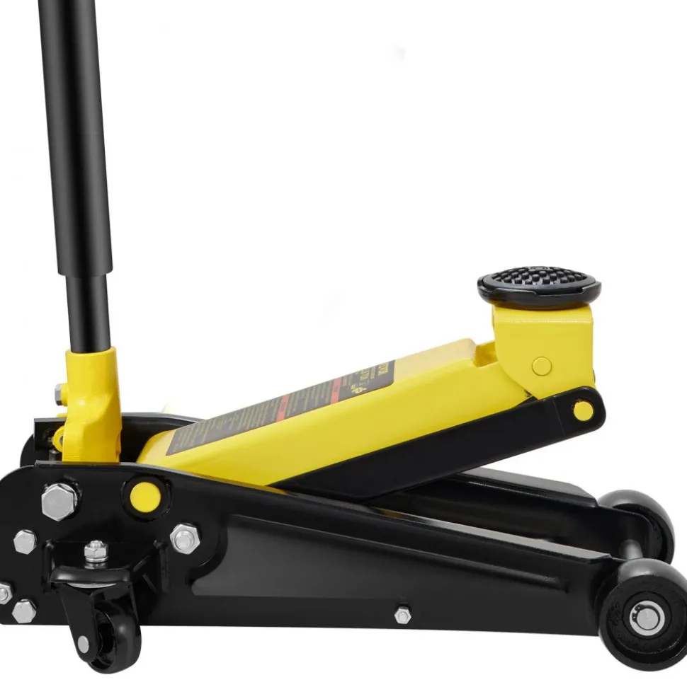 VEVOR Floor Jack, 3 Ton Low Profile Floor Jack, Heavy-duty Steel Racing Floor Jack with Single Piston Quick Lift Pump, Floor Jack Lifting Range 5.12"-20"