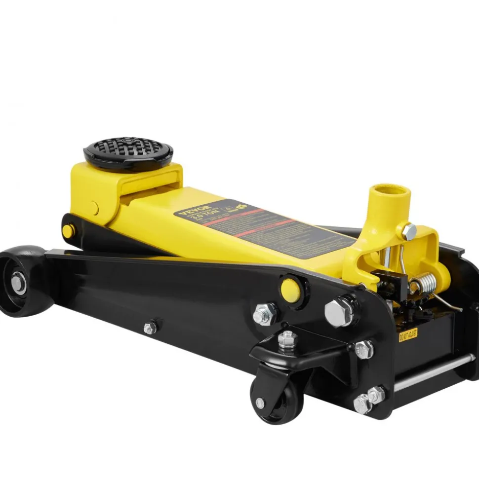 VEVOR Floor Jack, 3 Ton Low Profile Floor Jack, Heavy-duty Steel Racing Floor Jack with Single Piston Quick Lift Pump, Floor Jack Lifting Range 5.12"-20"