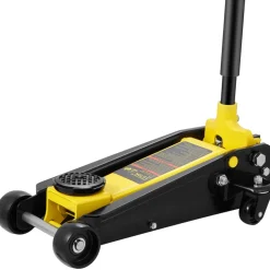 VEVOR Floor Jack, 3 Ton Low Profile Floor Jack, Heavy-duty Steel Racing Floor Jack with Single Piston Quick Lift Pump, Floor Jack Lifting Range 5.12