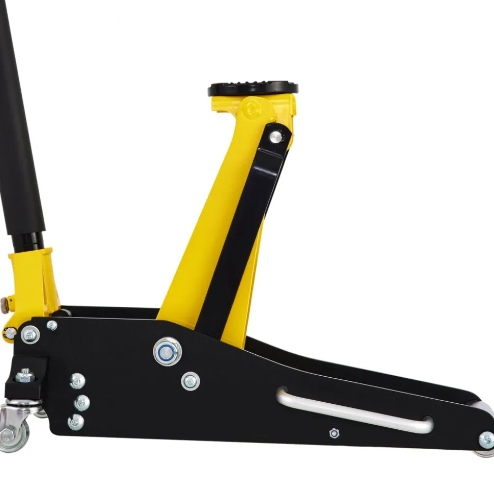 VEVOR Floor Jack, 1.5 Ton Low Profile Floor Jack, Aluminum and Steel Racing Floor Jack with Dual Pistons Quick Lift Pump, Floor Jack Lifting Range 3-3/20"-14-10/27"