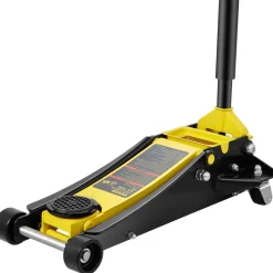 VEVOR Floor Jack, 3 Ton Low Profile Floor Jack, Heavy-duty Steel Racing Floor Jack with Dual Pistons Quick Lift Pump, Floor Jack Lifting Range 3.35