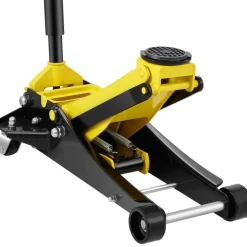 VEVOR Floor Jack, 3 Ton Low Profile Floor Jack, Heavy-duty Steel Racing Floor Jack with Dual Pistons Quick Lift Pump, Floor Jack Lifting Range 3.35