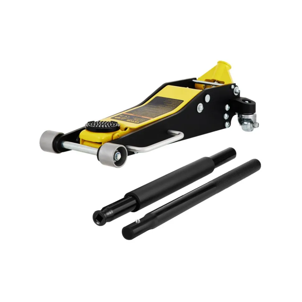 VEVOR Floor Jack, 3 Ton Low Profile Floor Jack, Aluminum and Steel Racing Floor Jack with Dual Pistons Quick Lift Pump, Floor Jack Lifting Range 3-6/11"-19-11/16"