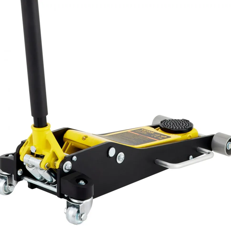 VEVOR Floor Jack, 3 Ton Low Profile Floor Jack, Aluminum and Steel Racing Floor Jack with Dual Pistons Quick Lift Pump, Floor Jack Lifting Range 3-6/11"-19-11/16"