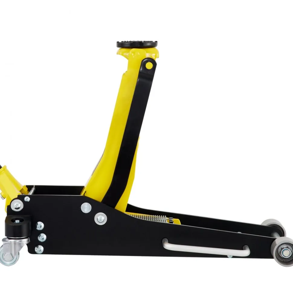 VEVOR Floor Jack, 3 Ton Low Profile Floor Jack, Aluminum and Steel Racing Floor Jack with Dual Pistons Quick Lift Pump, Floor Jack Lifting Range 3-6/11"-19-11/16"