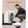 VEVOR Floor Mounting Base Kit for Mini Split Air Conditioning Systems, Floor Mounting Ground Base Pad for 9000-36000BTU AC Heat Pump System, Heavy-Duty Rubber Anti-Vibration Pads, Max Load 2204 lbs