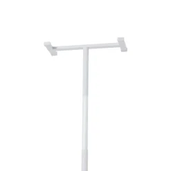VEVOR Floor-to-Ceiling Transfer Pole, Tension Mounted Bathroom Grab Bar with Anti-Slip Curve Handle, 300 Lbs Capacity Security Pole for Elderly, Ideal Senior Safety Pole for 7-10 Ft Ceilings, White