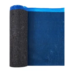 VEVOR Floor Underlayment 100 sq. ft/Roll, 3 mm Thick Laminate Flooring Padding with Attached Vapor Barrier, Heavy Duty Fiber + PE Film, Soundproofing & Noise Reduction, Ideal for Vinyl Wood